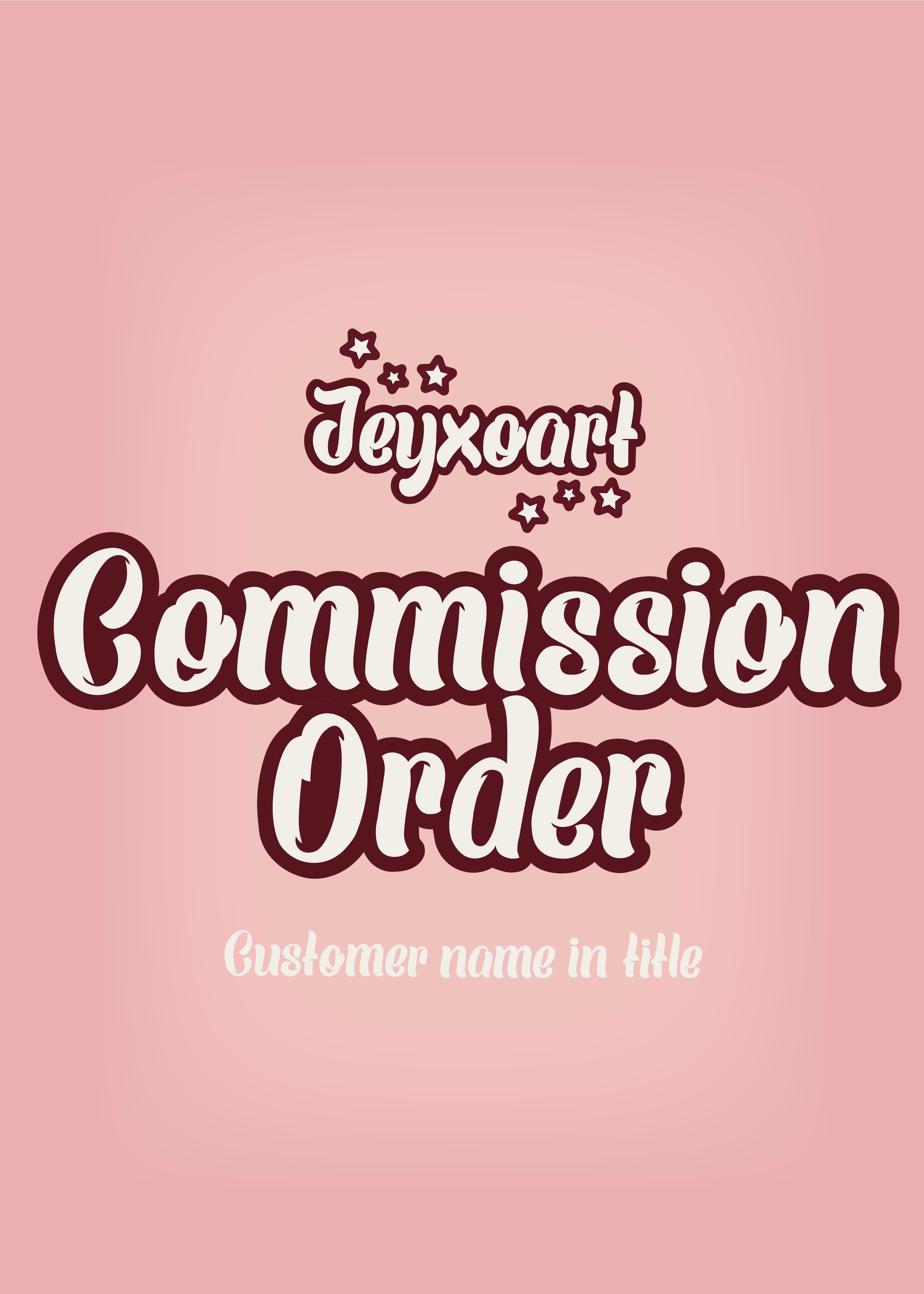 COMMISSION ORDER - Paris Nicole